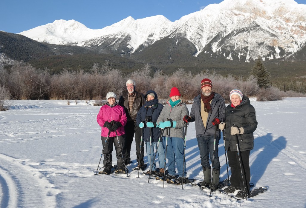 John Newton and friends on Ammolite Collette's Canada Winter Wonderland