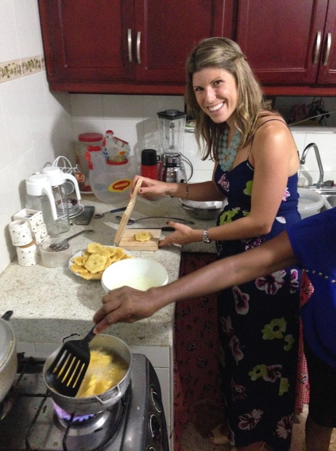 ...and taught me how to make Platanos